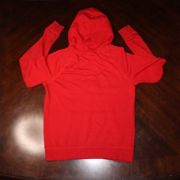 Victoria’s Secret PINK Red Pullover Hoodie Small – Cozy Logo Sweatshirt - Picture 5 of 6